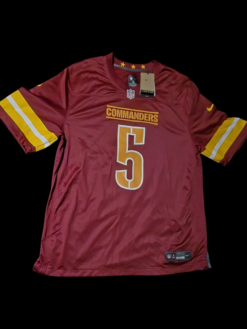 Nike Commanders DANIELS #5 Football Engineered NFL Jersey MENS SIZE XL